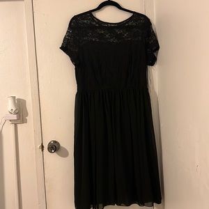 Black laced dress by Shein